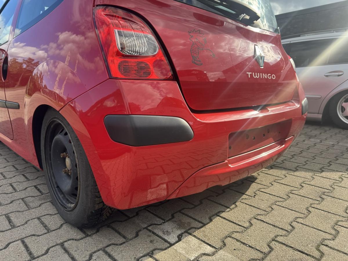 Renault Twingo 2 original Sto&szlig;stange Stossf&auml;nger hinten OV727 Red Brisk Bj.2008